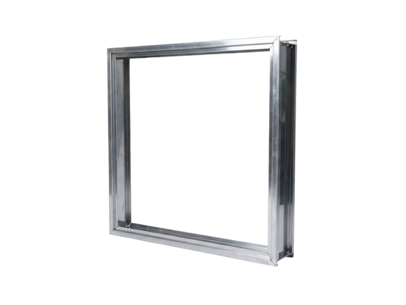 Durable metal frame structure designed for industrial air filtration systems manufacturing
