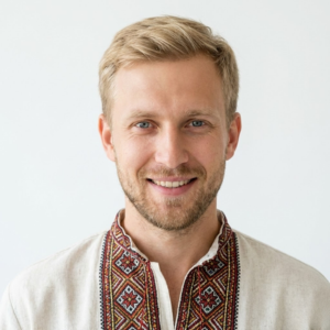 Portrait of a satisfied international client providing a positive review for Wair air filtration products