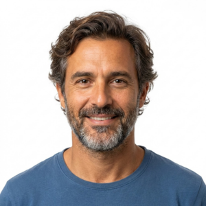 Portrait of a satisfied industrial client sharing a success story about Wair filtration solutions