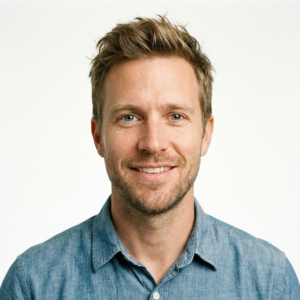 Portrait of a smiling field engineer satisfied with air filter performance and delivery