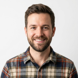 Portrait of a smiling project manager satisfied with air filter performance and delivery