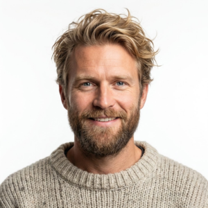 Portrait of a European or North American HVAC distributor partner representing international market trust