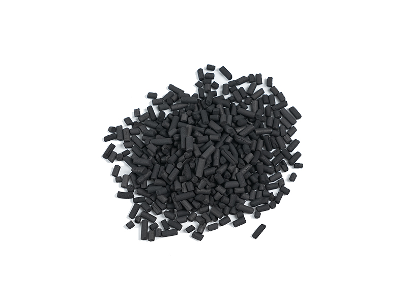 Bulk activated carbon media pellets for VOC removal and chemical air filtration systems